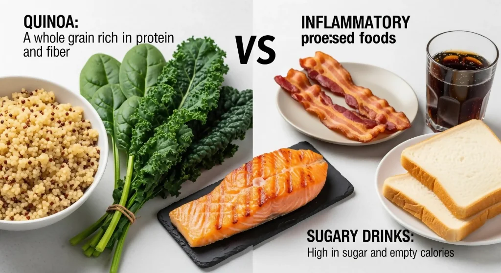 High Protein Anti-Inflammatory Diet: 3 Foods to Eat and 3 to Avoid High Protein Anti-Inflammatory Diet